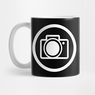 Rock Band style Photographer Icon Mug